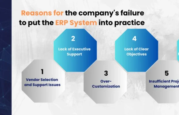 Reasons for the company’s failure to put the ERP System into practice