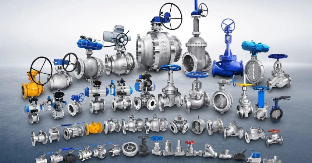 Industrial valves of different types – ERP for valve manufacturers